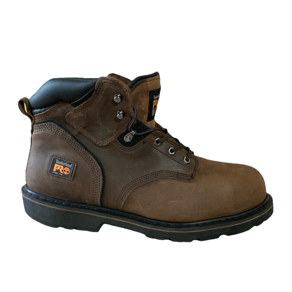 TIMBERLAND Pro‎ 24/7 Boot Sz 14 New Brown Steel Toe Slip Resistant Work 33034
